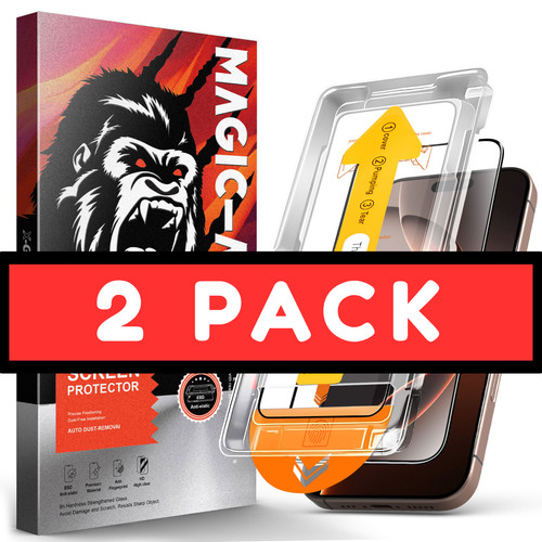 Pack tempered glass - 2, screen