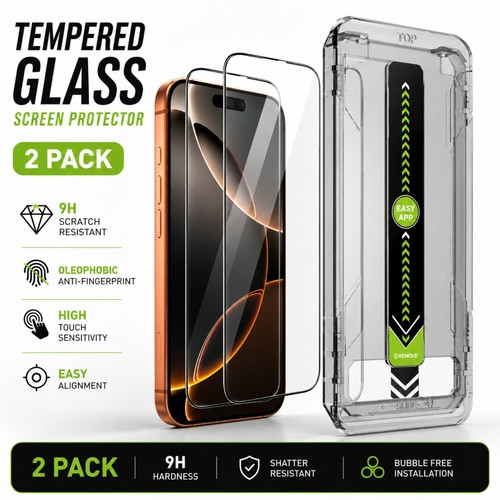 2pack tempered glass screen - 2pack,