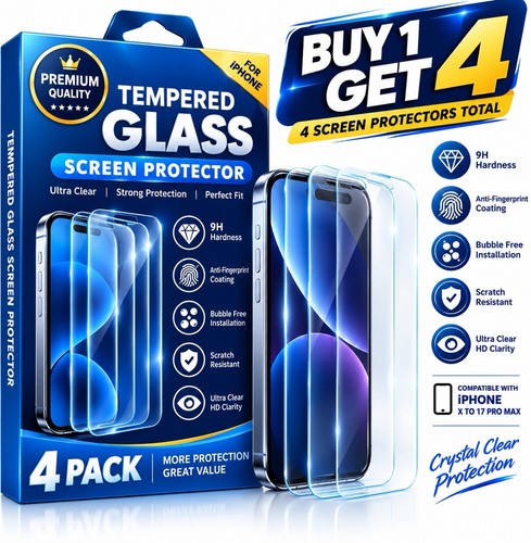Tempered glass screen - tempered,